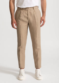 The Romana Linen Trousers Sand