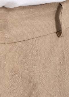 The Romana Linen Trousers Sand