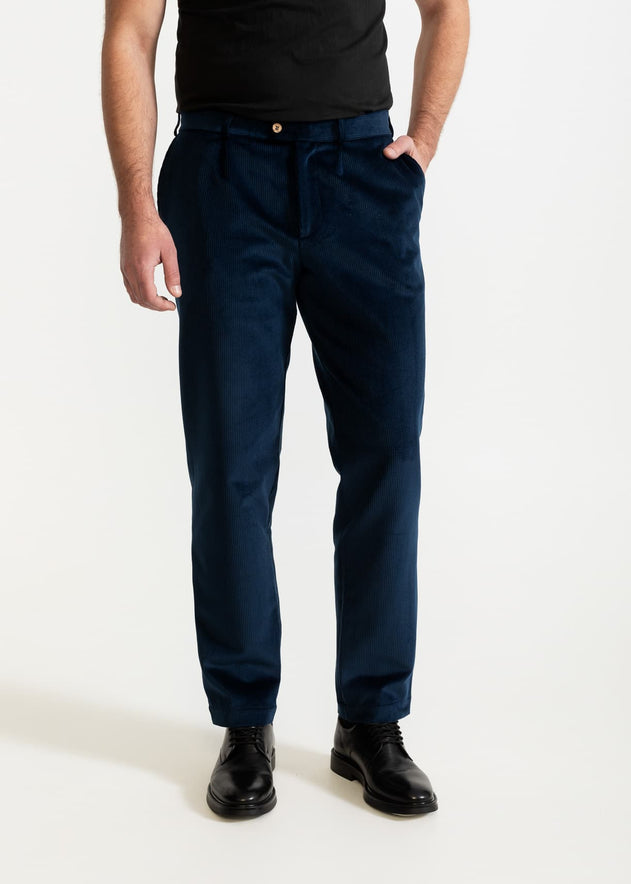 The Dacian Corduroy Trousers  Royal Blue