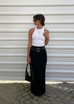 Camille Maxi Skirt Black