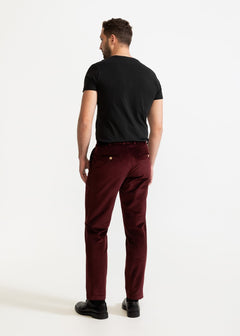 The Dacian Corduroy Trousers Burgundy