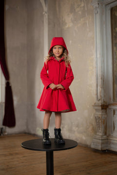Queen of Hearts Kids' Raincoat Red