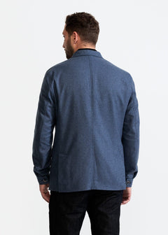 The Safari Wool Jacket  Blue