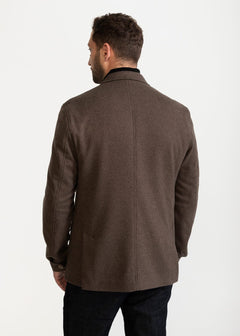 The Safari Wool Jacket  Chambray Brown