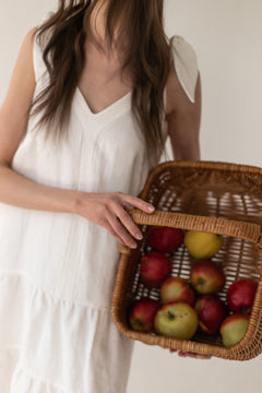 Enteliér Linen Tied Dress Ecru