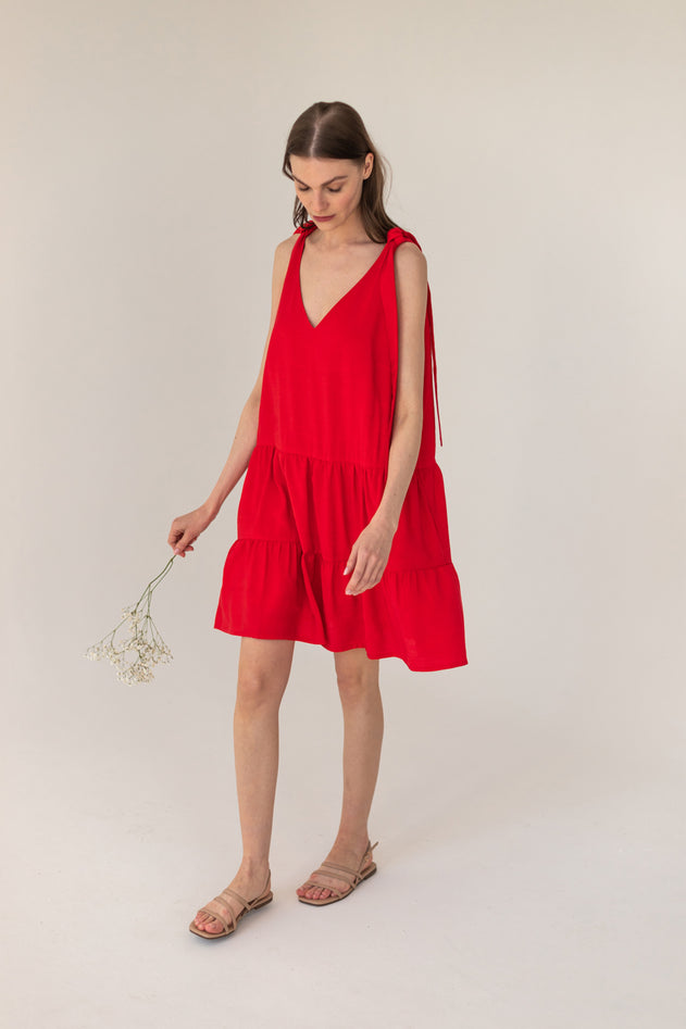 Enteliér Summer Dress Red