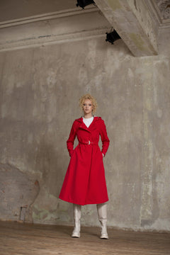 Classic Raincoat Red