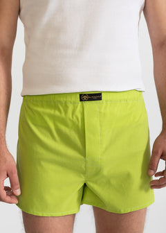 The Cotton Boxer Shorts Pistachio Green