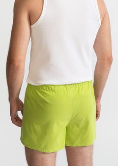 The Cotton Boxer Shorts Pistachio Green