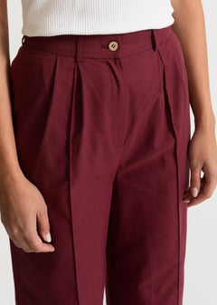 Women's Figa Organic Cotton Set  Burgundy