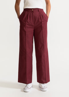 Women's Figa Organic Cotton Set  Burgundy