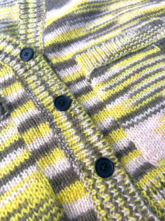 Hope Handknit Wool Cardigan Green