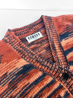 Hope Handknit Wool Cardigan Terracotta