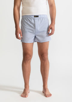 The Cotton Boxer Shorts Sky Blue