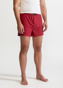 The Cotton Boxer Shorts Cherry Red