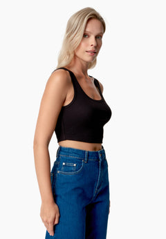 Iriss Cropped Top Black