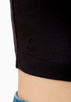 Iriss Cropped Top Black