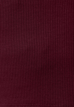 Iriss Cropped Top Bordeaux