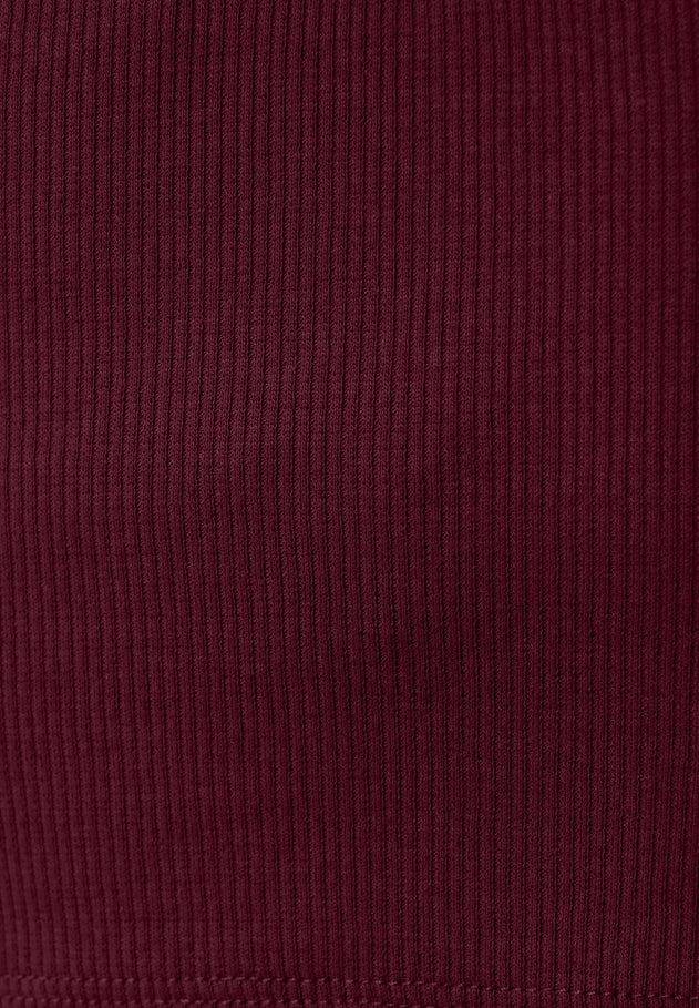 Iriss Cropped Top Bordeaux