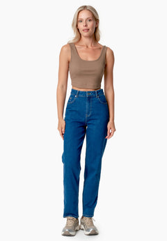 Iriss Cropped Top Gravel