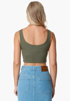 Iriss Cropped Top Olive