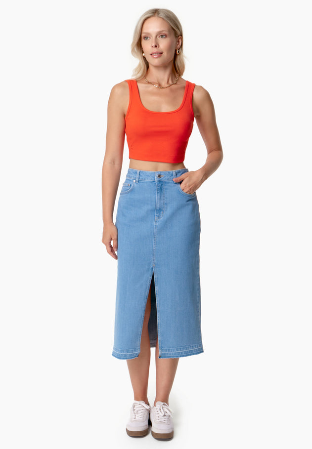 Iriss Cropped Top Red Hot