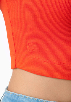 Iriss Cropped Top Red Hot