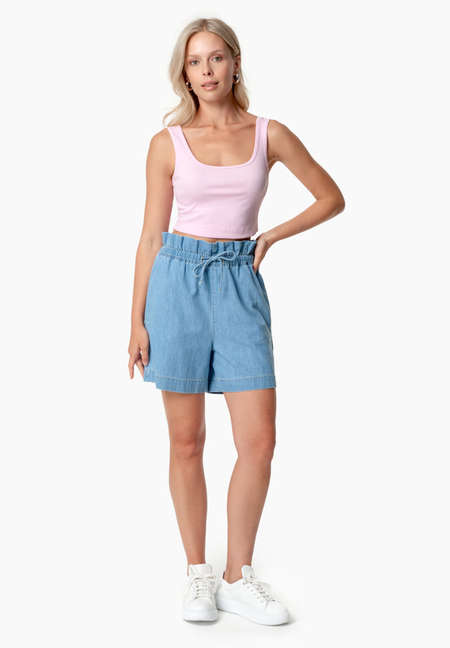 Iriss Cropped Top Rose