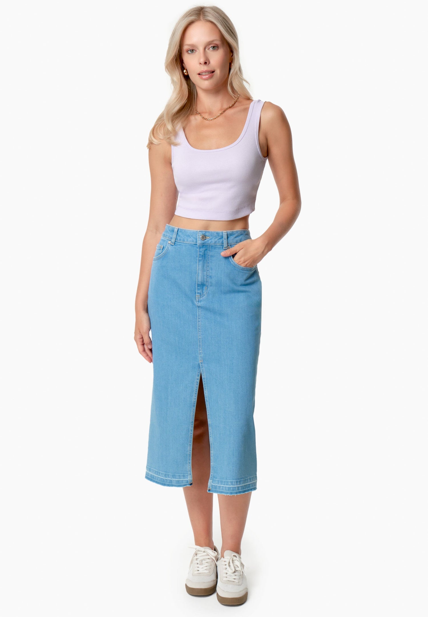 Iriss Cropped Top Soft Lilac