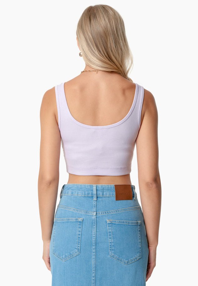 Iriss Cropped Top Soft Lilac