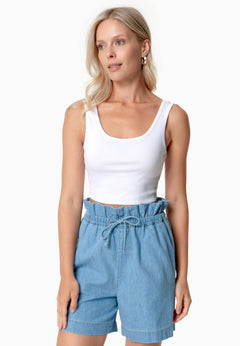 Iriss Cropped Top White
