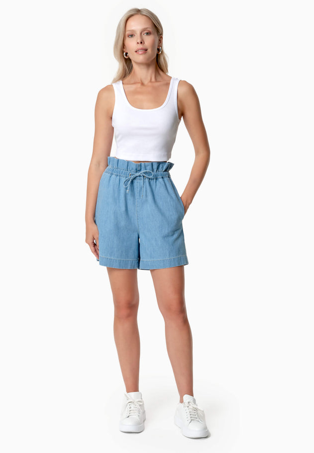 Iriss Cropped Top White