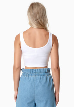 Iriss Cropped Top White