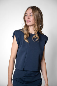 Interlock Top Navy