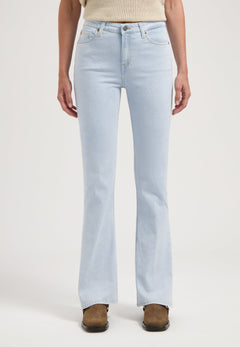Isy High Flared Jeans Light Stone