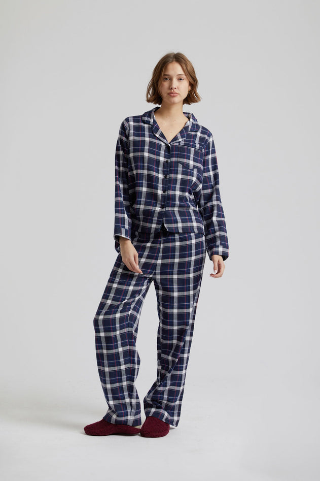 Jim Jam Organic Cotton Pyjama Set Dark Navy