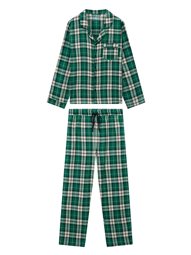 Jim Jam Organic Cotton Pyjama Set Green