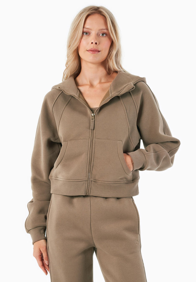 Joddy Zip-Hoodie Gravel