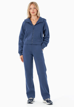 Joddy Zip-Hoodie Navy Blue