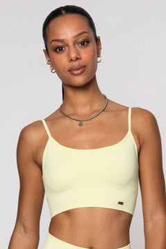 Joy Sports Bra A. Butter Yellow