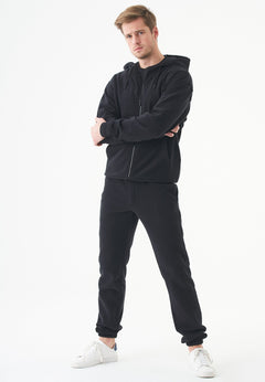 Pars Soft Touch Organic Cotton Sweatpants Black