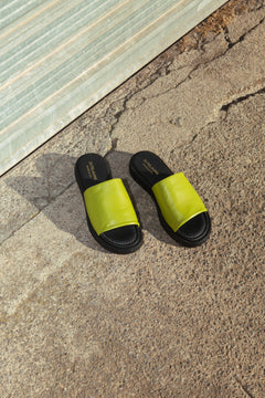 Madison Sandals Electric Green