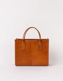 Jackie Midi Bag Classic Leather Cognac