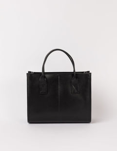 Jackie Midi Bag Leather Strap Classic Leather Black