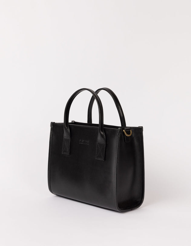 Jackie Midi Bag Classic Leather Black