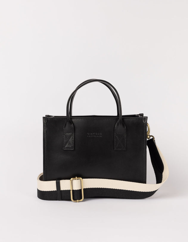 Jackie Midi Bag Classic Leather Black