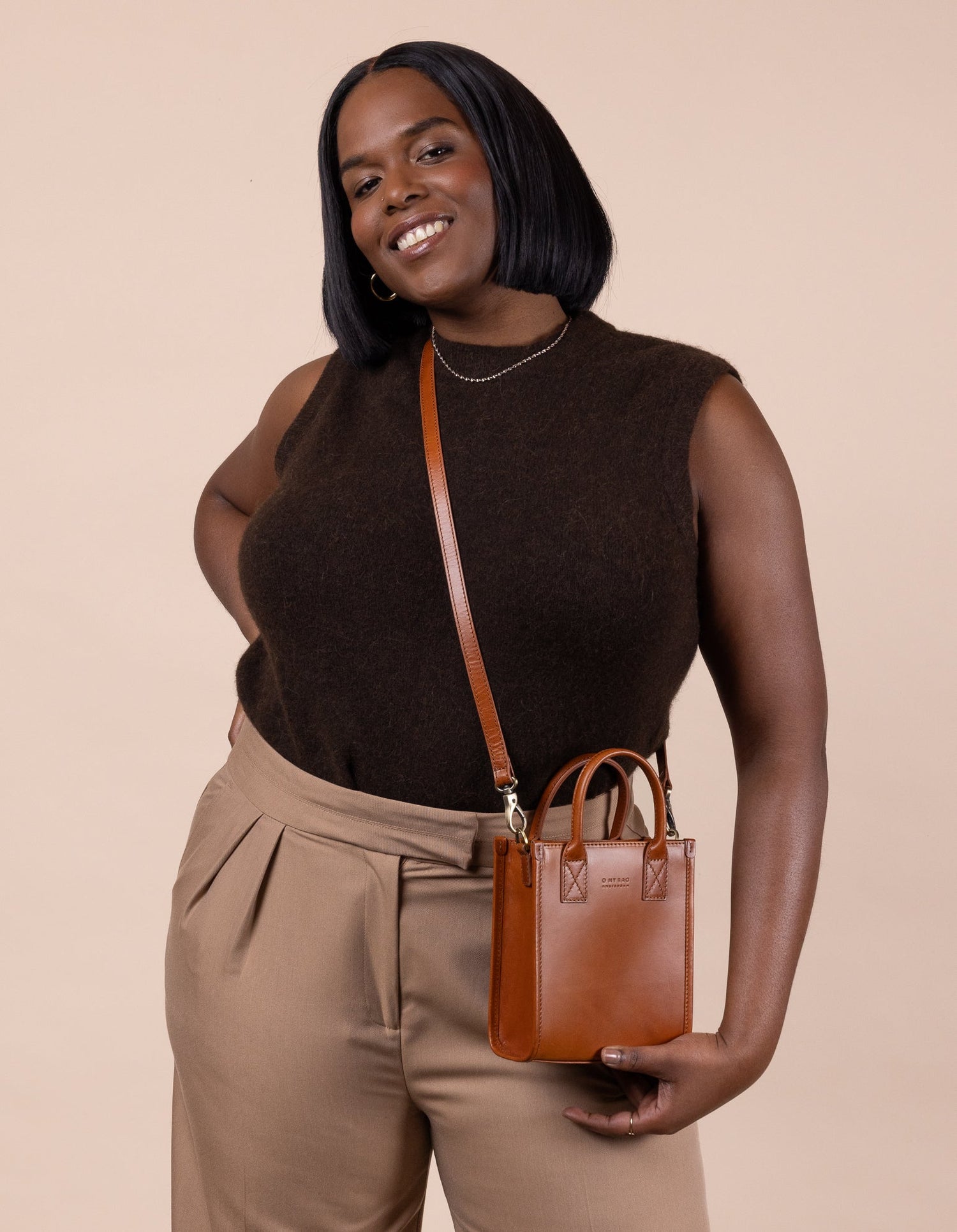 Jackie Mini Laukku Cognac