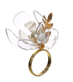 Elegant Jasmine Flowers Fairy Ring
