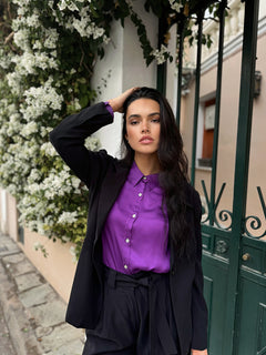 Classic Satin Viscose Shirt