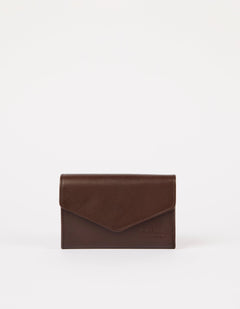 Jo's Purse Classic Leather Chocolate Brown